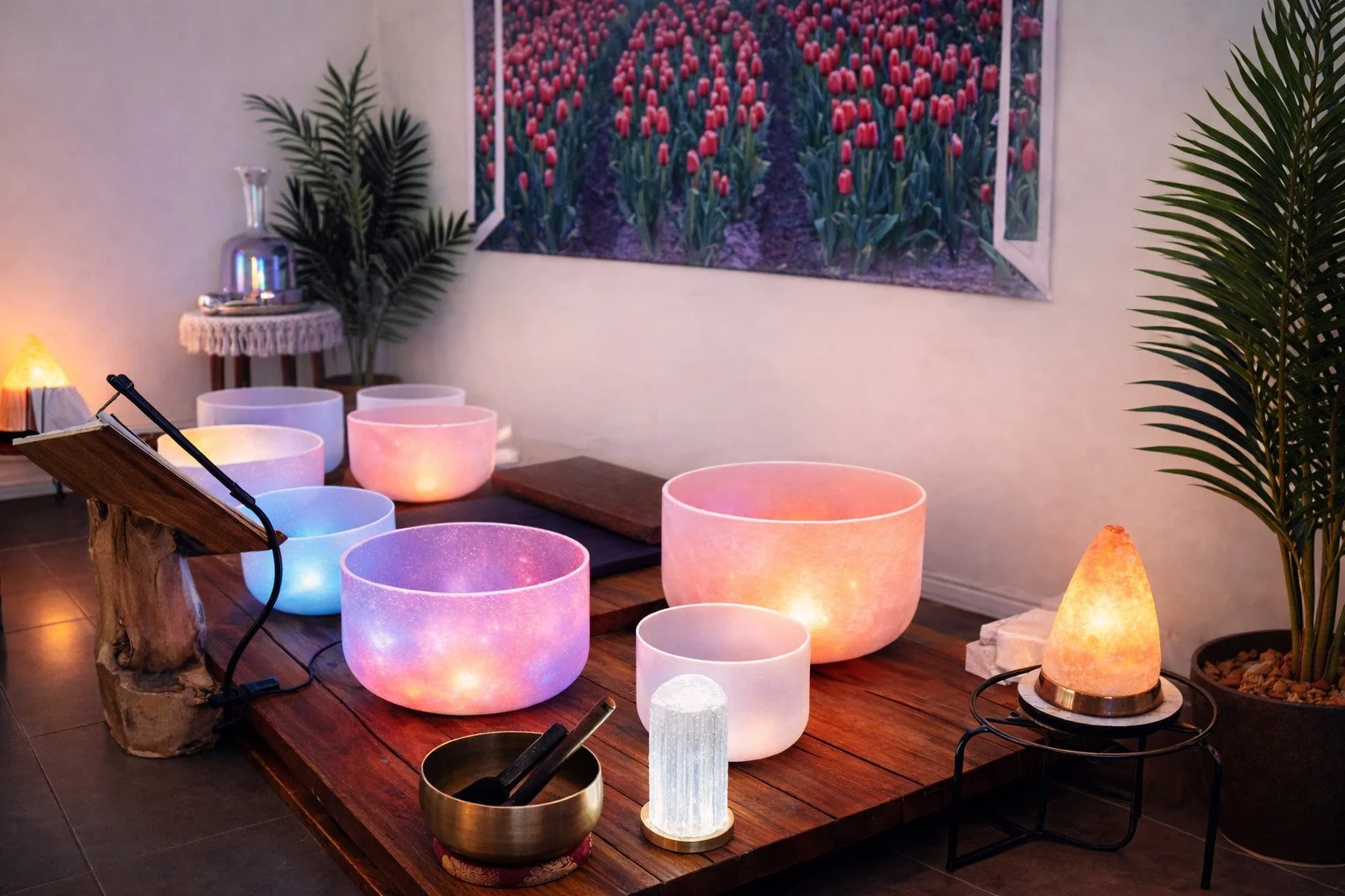 Meditation and sound healing session at Infinite Heart Mind Meditation