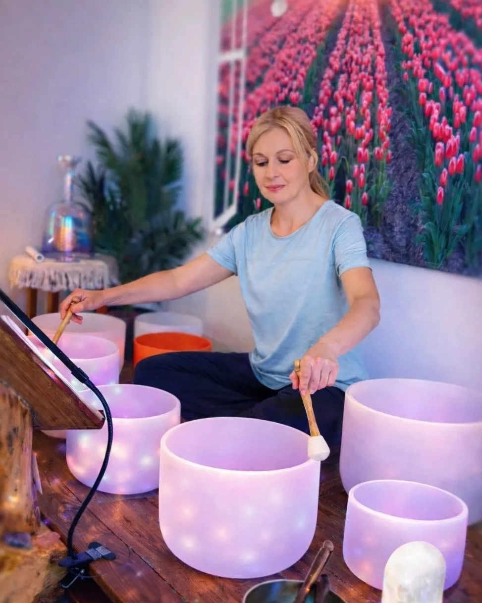Lucy Spataro at the Infinite Heart Mind Meditation studio